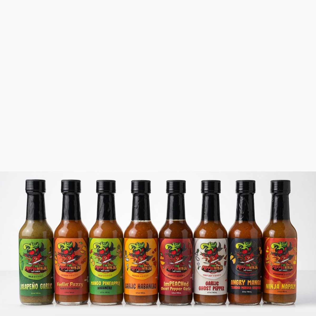 Full Arsenal Hot Sauce Collection – 8 Bottles