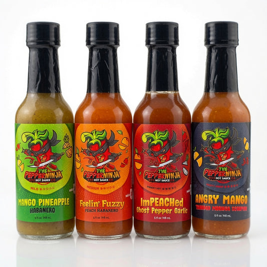 Fruit Hot Sauce Gift Pack – 4 Bottles